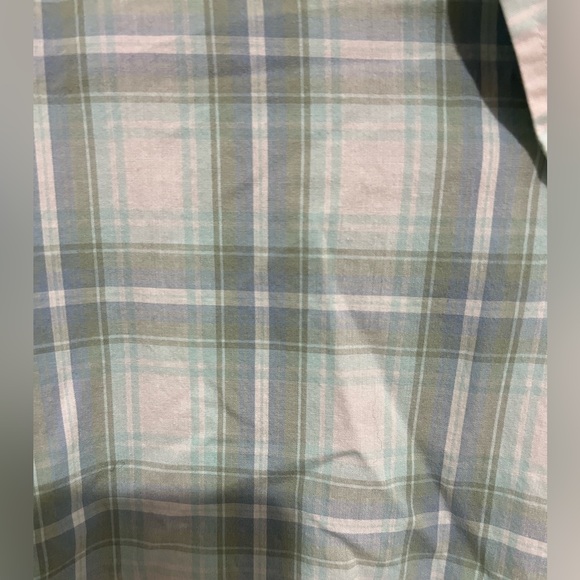 Orvis Men's Classic Collection Green & Blue Plaid Size XL 100% Cotton Shirt - Picture 6 of 15